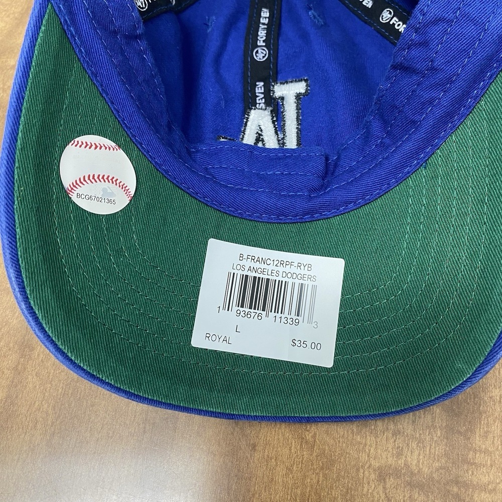 Los Angeles Dodgers '47 Brand Franchise Fitted Large Hat Adult MLB Baseball Cap - Picture 4 of 6